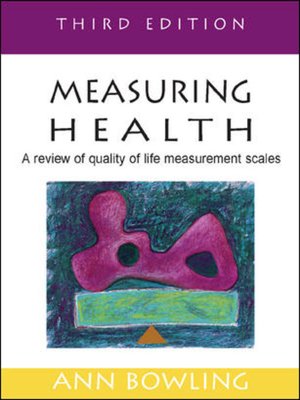 cover image of Measuring Health